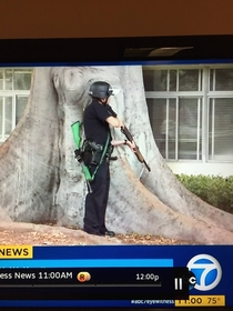 Active shooter situations get him excited