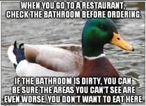 ACTUAL advice mallard from a qualified Chef