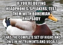 Actual Advice Mallard thank you freddie mercury