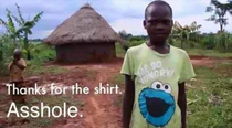 Actual shirt donation