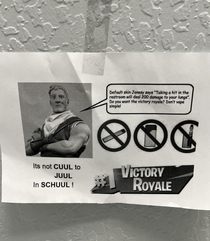 Actually in my school bathroom