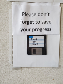 Added a save button to my office