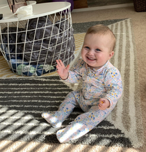 Adding a full set of teeth to a baby photo is unsettling