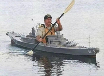 Admit it you now want a battle ship kayak