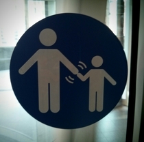 Adults must fistbump children before exiting the building