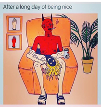 After a long day of being nice