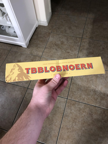 After finding the original TBBLOBNOERN twitter post way too funny I was gifted my very own TBBLOBNOERN for my bday by a friend