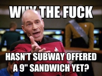 After hearing my colleagues complaining for the umpteenth time that a  is not filling enough and a footlong is too much