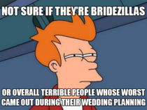 After reading the Bridezilla thread on rAskReddit
