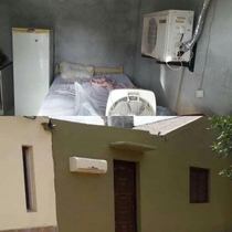 After repeated complaints from customer saying that the newly purchased AC is not working at all engineer went to check it and became unconscious seeing it