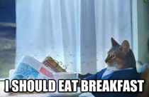 After seeing all the breakfast posts