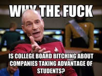 After seeing College Boards report on outrageous textbook prices