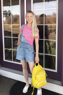 After  years away I moved back in with my conservative parents due to the pandemic Asked them to take a st day of school pic of me They were not impressed