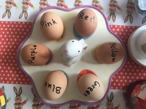 After  years of painting eggs my mother became less and less enthusiastic about easter
