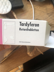 Ah yes retard tablets