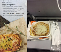 Airline pizza