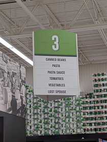 Aisle  at Local Grocery StoreI knew I left him somewhere