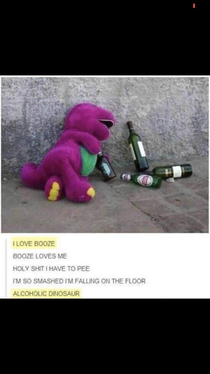 Alcoholic dinosaur