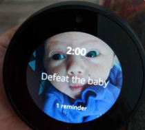 Alexa remind me to feed the baby
