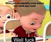 All excited for a reddit n poo and this happens