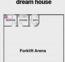 All houses need a forklift area or else your doing it wrong
