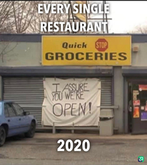 All over town