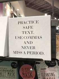 Always practice safe text