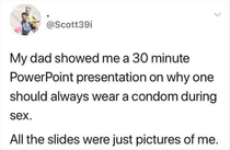 Always wear a condom