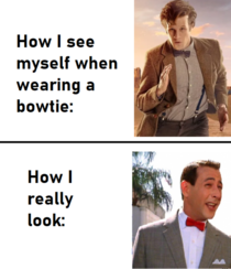 Always when wearing a bowtie