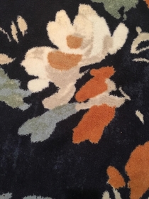 Am I crazy or does this part of my carpet look like the Little Mermaid