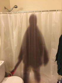 Am I too late for sharing Shower Curtains Married and this one always unnerves any guests we have