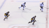 Amazing pass and it doesnt even involve a puck
