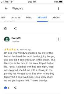Amazing Wendys Review