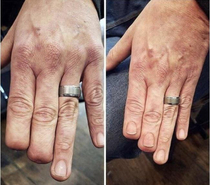 Amazingly tattoo to cover up missing fingertips