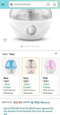 Amazon releases new color