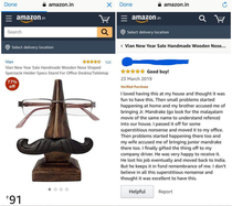 Amazon review Cursed spectacle holder