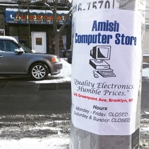 Amish PC store
