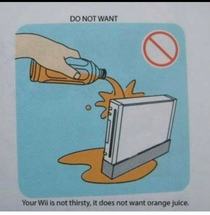 An actual page in the Wii instruction manual