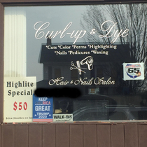 An actual storefront in my hometown