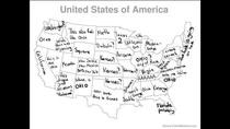 An Australians attempt at marking the USA map -