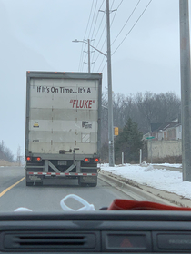 An honest truck