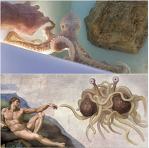 And I touched his noodley appendage and became enlightened