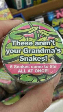 And so the quest for my grandmas lost snakes continues