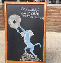 And the award for best donut shop ad goes to