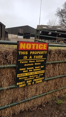 Animal Farm notice