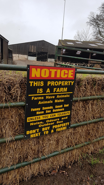 animal farm notice
