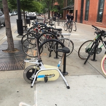 Another only in Boulder Moment on the Pearl St Mall in Boulder CO -- And yeah it was locked