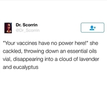 Anti-vaxxers become witches