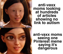 Antivax moms cant science