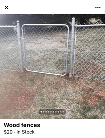 Anyone want a wooden fence